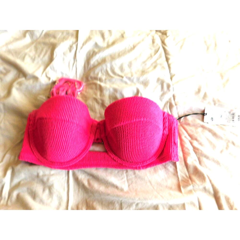 Shade & Shore Women Pink  Bathing Suit w Underwire Size 36 C NEW w Tags